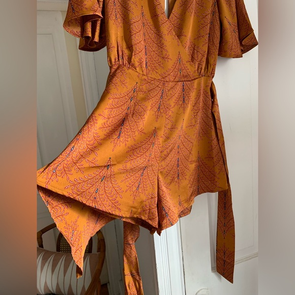 Hello Molly | Midnight Noise Romper | Rust | Size S - Picture 3 of 7